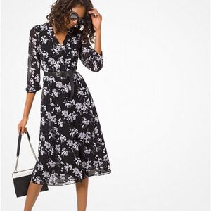 Michael Kors Botanical Shirtdress (no belt!)